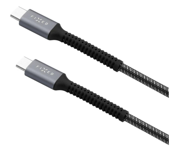 FIXED Armor Kabel USB-C/USB-C 1,2 m 240W szary - 1249109 - zdjęcie 2